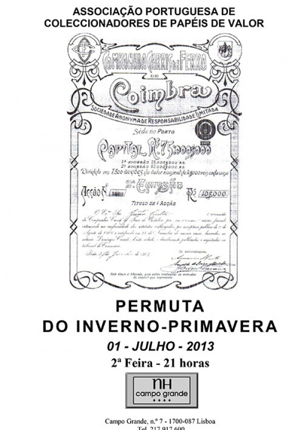 Permuta Inverno - Primavera 2013